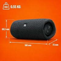 JBL Flip Essential 3 SE, Tragbarer Bluetooth‑Lautsprecher, Schwarz – Ansicht 7