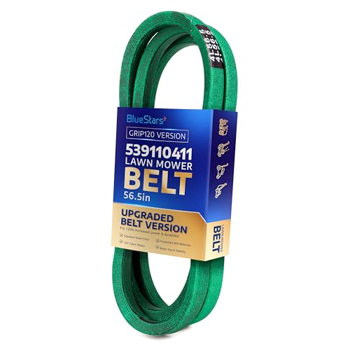 Image of [Upgraded Grip120] BlueStars 539110411 Hydro Pump Drive Belt 56.5 inch x 1 /2 inch