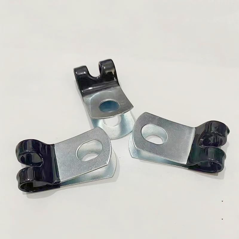 5-10 abrazaderas de manguera tipo P acero recubiertas PVC, montaje cables, tubería R, clips for(25mm(5pcs))