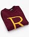 HARRY POTTER Ron Weasley Letter R Premium Knitted Unisex Suéter para Hombre