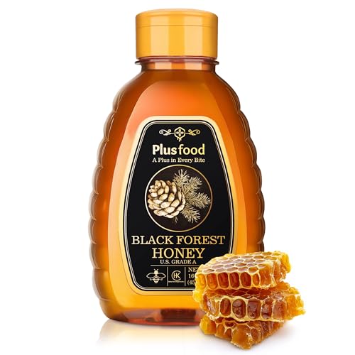 Premium Natural Black Forest Honey, Supports Respiratory Health & Immune System, 16 oz