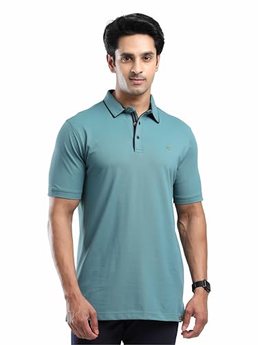 Image of STELLERS Men's Premium Softberry Pique Polo T-Shirt | Feather Touch Feel |Regular Fit| Odour Resistant| Anti-Static| Wrinkle Free | Quick Dry | Stretchable | Lightweight | Sweat-Proof