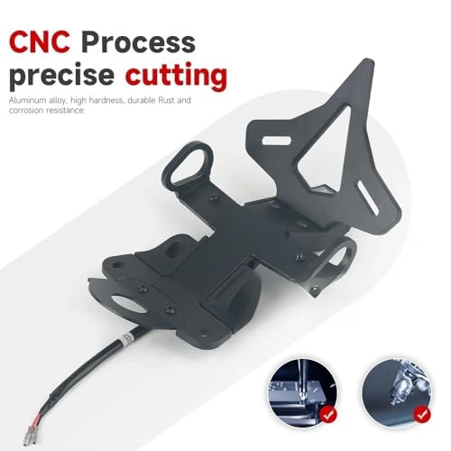 Support de plaque moto à queue courte rigide pour cadre MT-10