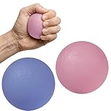 ResultSport Stress Balls for Adults Hand Exercise Therapeutic Gel Ball Set of 2 Firm/Soft - Arthritis relief, stroke rehabilitation, grip strength, wrist support.