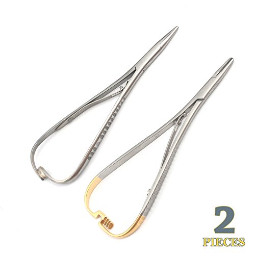 G.S Dental Mathieu Needle Holder TC and Standard TIP 14CM (5.5