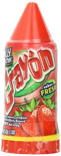 Lorena Candy Crayon Strawberry 1.1300-ounces (Pack of10)