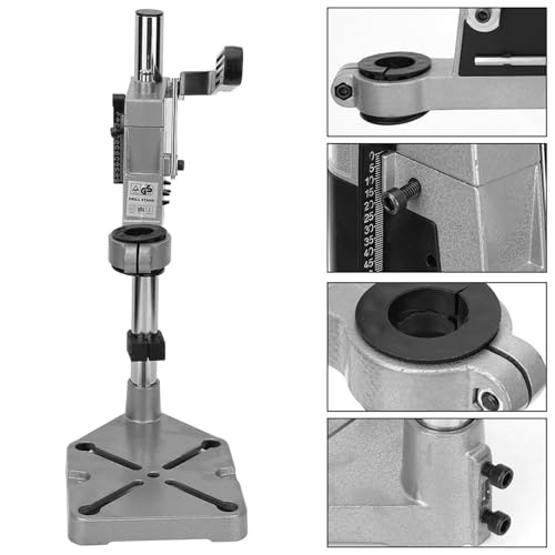 Fixation sur table pour perceuse AYNEFY éliminant les trous de travers sur établi