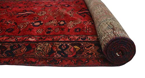 Noori Rug Vintage Distressed Sevgi Rust/Navy Runner, 3'6 X 9'6 #TOP3