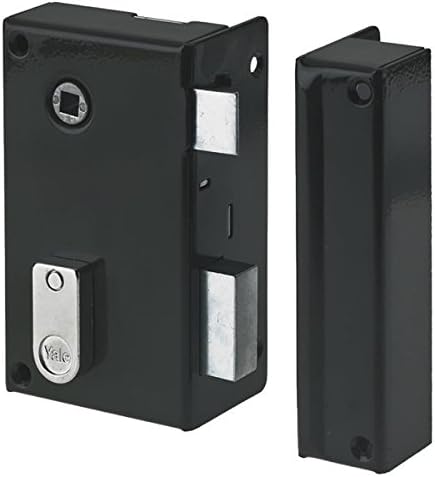 YaleYAV36D Vertical Wall Lock with 2 Keys, Right Version for Interior Doors, Khaki, Droite