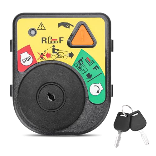 Ignition Switch Module with 2 Keys 7 terminals Compatible with MTD Cub Cadet 725-04227 725-04227A Husqvarna 532140402 AYP 140403 John Deere GY20680 Kohler 48 340 01-S Craftsman 411932