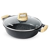 GiPP Faitouts 28 cm, Construction en Aluminium Moulé Sous Pression, Casserole Antiadhésive...