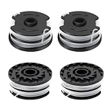JAMSSOW Bobine Tagliaerba Compatibili con Parkside TLP-01,Filo Tagliabordi Bobine Adatto per Parkside PRTA 20-Li C3, A1, B1, B2, PRT 550 A1, A2, A3, A5, B6, PRT 300 A1,Lunghezza 10m,Ø1,6mm(4 bobine)