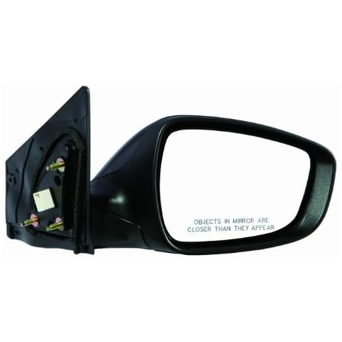FOCOPO 321-5404R3EBH1 Replacement Passenger Side Door Mirror Set (This product is an aftermarket product. It is not created or sold by the OE car company), Black Cover
