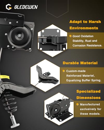 Image of Spare Tire Carrier, Compatible with 1996-2018 Ford E-150 E-250 E-350 E-450 E-550 Econoline, Spare Tire Hoist, Spare Tyre Mount under Frame, Offset Cable Spare Tire Winch, OE# 1C1Z1A131AA, 924-527