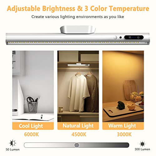 Image of Battery Powered Operated Wall Strip Light with Motion Sensor
