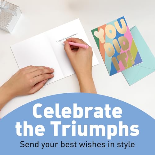 Image of Sweetzer & Orange S&O Fun Congratulations Cards with Envelopes - Colorful Congrats Card Pack of 24 - Encouragement with Envelopes - Appreciation for Coworkers - Boxed Compliment Cards - Recognition