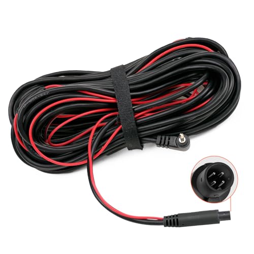 WOLFBOX 50Feet Rear Camera Longer Replacement Cable for i17 / i07 / G840S / G840H / G930 / G850 / G900 / G850PRO Mirror Dash Cam