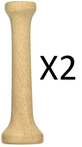 Fox Run Wood Pastry/Tart Tamper, 6 Inches (Pack of 2)