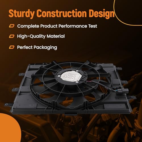 Image of maXpeedingrods Radiator Cooling Fan Assembly for Cadillac XT4 2019, 84395240 84533009 1581968