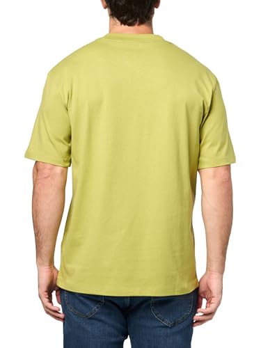 Hugo Herren-T-Shirt mit kleinem Logo in der Mitte, Jersey, kurzärmelig, Fresh Moss Green, XX-Large – Ansicht 2
