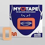 MyoTape - 30 Nights Supply - Reduce Snoring - Safe Alternative to Mouth Tape - Improve Your Sleep - Promote Nasal Breathing - Comfortable & Gentle On Skin - Sensitive, Large