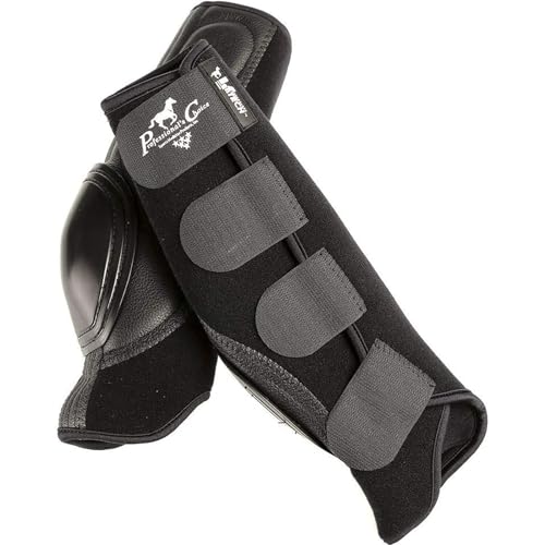Image of Professional's Choice Equine Ventech SlideTec Skid Rear Leg Boot | Prevents Burns During Sliding Stops | Pair | Short or Standard Size
