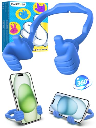 Dad Gifts for Fathers Day from Daughter Son Cell Phone Stand: Gifts for Teens Boys Girls Upgrade Adjustable Thumbs Up Lazy Phone Holder for Desk Fun Birthday Presents for Husband Grandpa Adults Wife