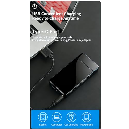 Encendedor Eléctrico 2 en 1 con Antorcha Dual Recargable miniatura 6