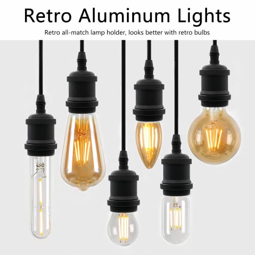 Suspension Luminaire E27 accessoire pendule noir pour éclairage