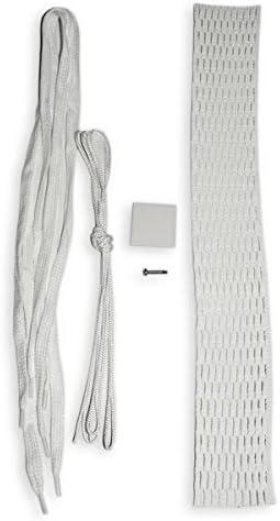 Jimalax 15mm Attack Hard Mesh White Lacrosse Stringing Kit
