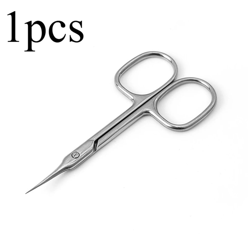 Professional Cuticle Scissors - 3 Pcs Nail Clippers & Trimmer Precise Manicure(1pcs)