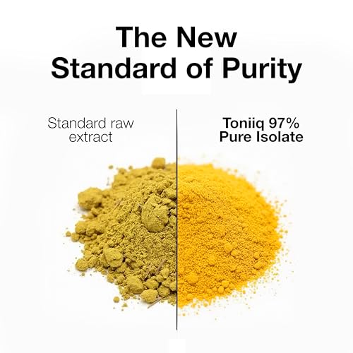 Image of Toniiq NSF Certified Ultra High Strength Berberine HCl from The Himalayas - 100:1 Concentrated Extract - Lab-Tested 97% Berberine HCl - 90 Vegetarian Capsules, 500 mg per Capsule