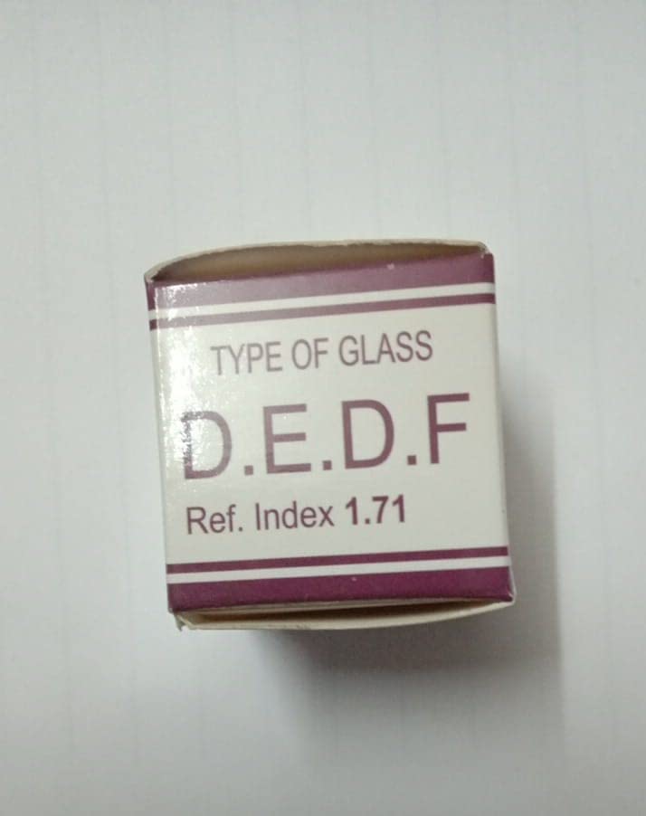 Spectrometer Prism - 32x32mm Double Extra Dense Flint Glass Prism (D.E.D.F)