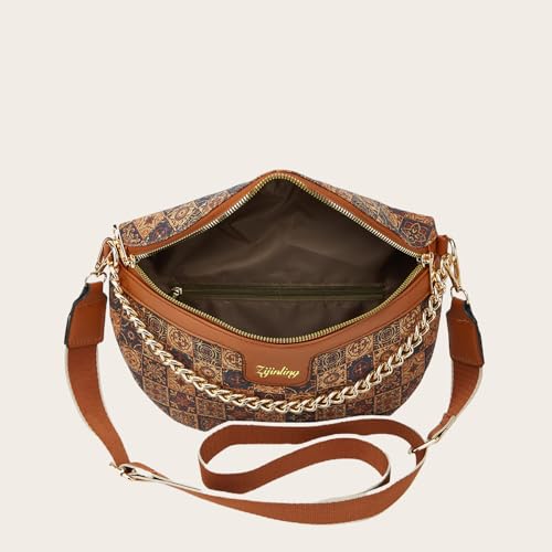 Image of Small Shoulder bag Crossbody waist bag women's chest bag Casual crossbody bag shoulder bag