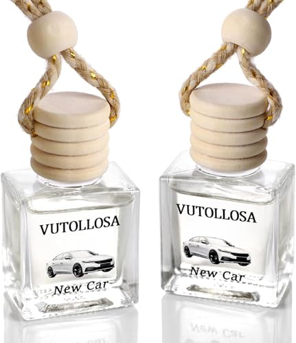 Image of 2-Pack Car Air Fresheners, Car Deodorizer, New Car Smell Air Freshener Long Lasting Hanging Car Air Freshener for Men and Women, Car Scent Diffuser by VUTOLLOSA