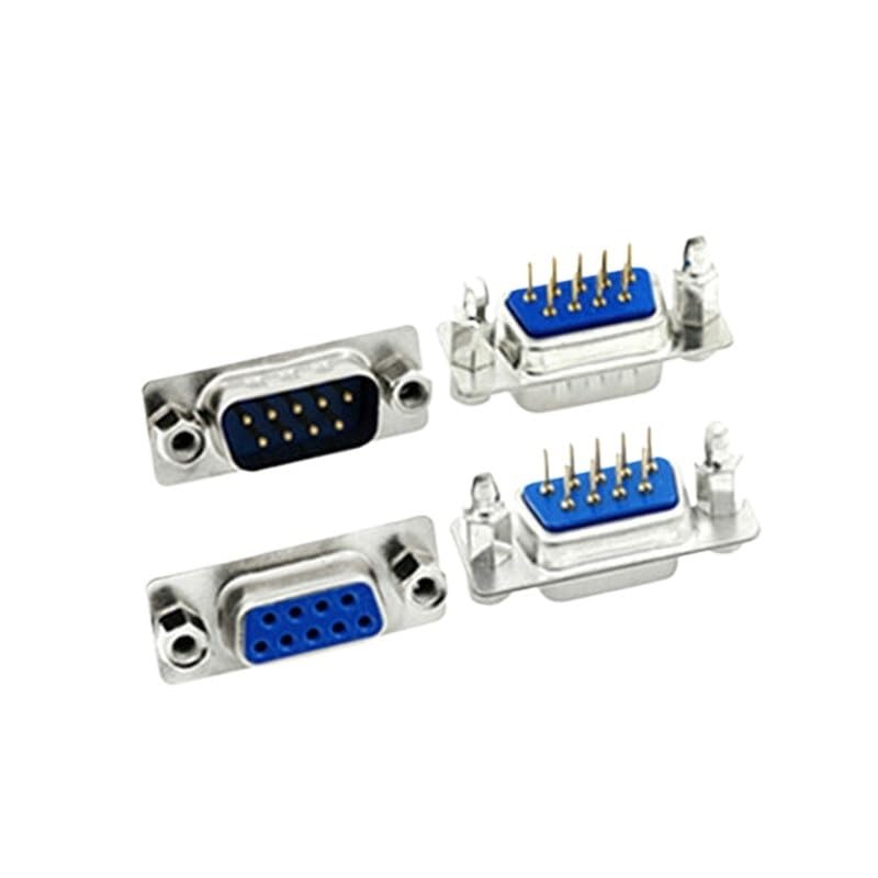 Image of 1pc DB9 RS232 Solderless Connector D-SUB 9 Pin Male Female Plug Socket RS485 Breakout Terminals DB 9-pin Connectors(B)