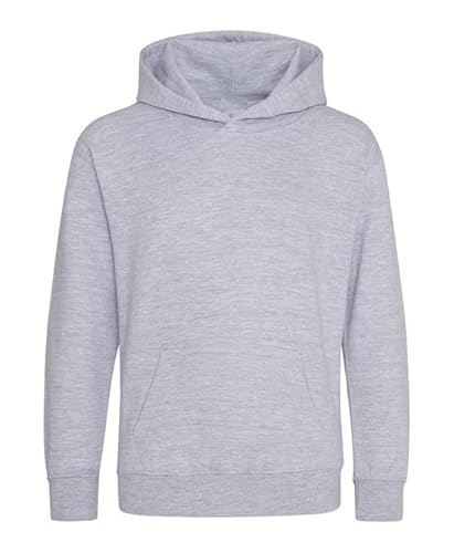 COOZO Unisex Kids Hoodie - Heather Grey - 12-13 Years