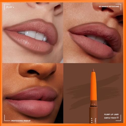 Image of Retractable Lip Liner Pencil for Shaping & Sculpting Lips,Creamy Matte Gel Crayon Lip Liner Pencil delineador de labios,Long Lasting Waterproof Lipstick LipLiner (11#, 1 Count (Pack of 1))