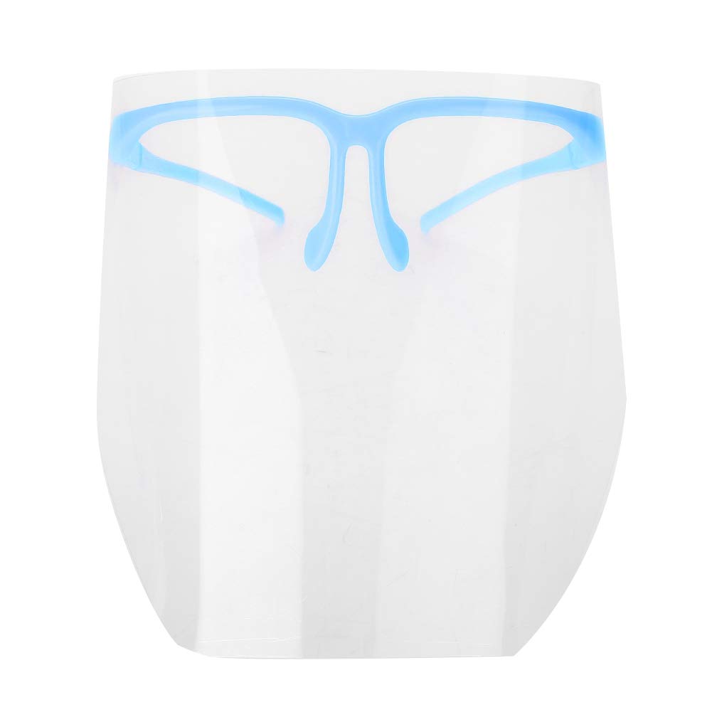 Protector Facial Reutilizable con Visera Antivaho, 10 Piezas, Azul