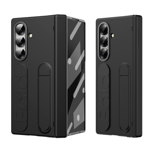 Coque Samsung Galaxy Z Fold 7 noire avec protège-écran et support intégré