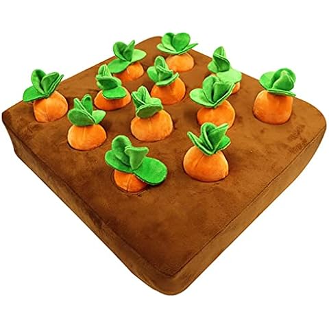LSFYYDS Dog Carrot Plush Toy for Chewing Cover