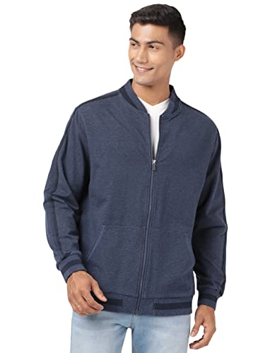 Image of Jockey AM92 Men Super Combed Cotton Rich Fleece Jacket With StayWarm Technology