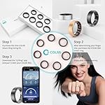 R02 Smart Ring, a Smart Ring for Women and Men, with a Charging case, Supports Heart Rate, Blood Oxygen, Sleep Health Monitoring, and Sports Tracking Ring. (Rose Gold, 9#) - Image 2