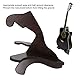 Gitarrenständer, Holz Gitarrenhalterung Gitarrenständer aus Holz, X-Rahmen-Struktur faltbar leicht für Reisen, Outdoor-Auftritte (schwarz)