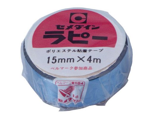 セメダイン 掲示・装飾テープ ラピー 15mm&times;4m 銀 TP-262 / 30セット