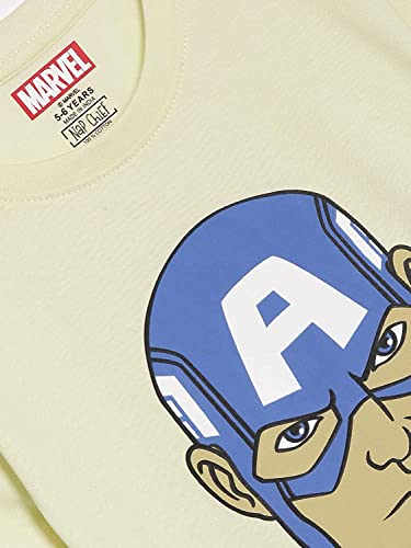 Image of Nap Chief Unisex Kid's Marvel Avengers T- Shirt for Kids | Regular Fit Cotton T Shirt for Boys & Girls Casual Wear