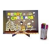 【Utilisations multiples】Ce tableau d'écriture peut être placé dans la chambre, le salon, la salle de bain, le bar, la boutique, lors d'une fête ou sur n'importe quelle table. Il est parfait pour la maison ou le bureau. Vous pouvez laisser des messages pour vos proches, collègues ou amis.