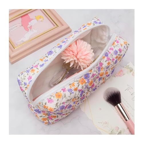 Image of Pencil Case Pen Case Office College School Storage Bag Pouch Holder Box Organizer Makeup Pouch Cosmetic Bag Aesthetic Cute Pencil Case for Girls Boys Kids (F)