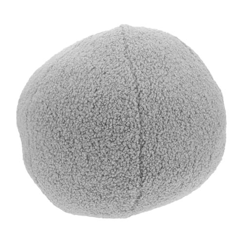 Coussin sphérique gris glacier Abaodam en coton pour canapé et fauteuil