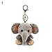 H87yC4ra Mini éléphant Pendentif, Peluche Poupée En Peluche Pendentif Porte-clés Porte-clés Sac Décor Pour Les Fêtes à Thème Maternelle Cadeau Goody Sacs Remplissage Pour Garçons Filles Gris